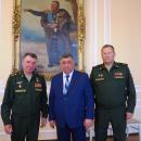 Представитель  Республики Дагестан в Санкт-Петербурге Г.Гасанов  встретился с командующим войсками ЗВО