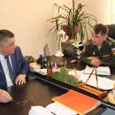 Представитель Республики Дагестан в Санкт-Петербурге   Гасан Гасанов встретился с командованием Военной академии МТО